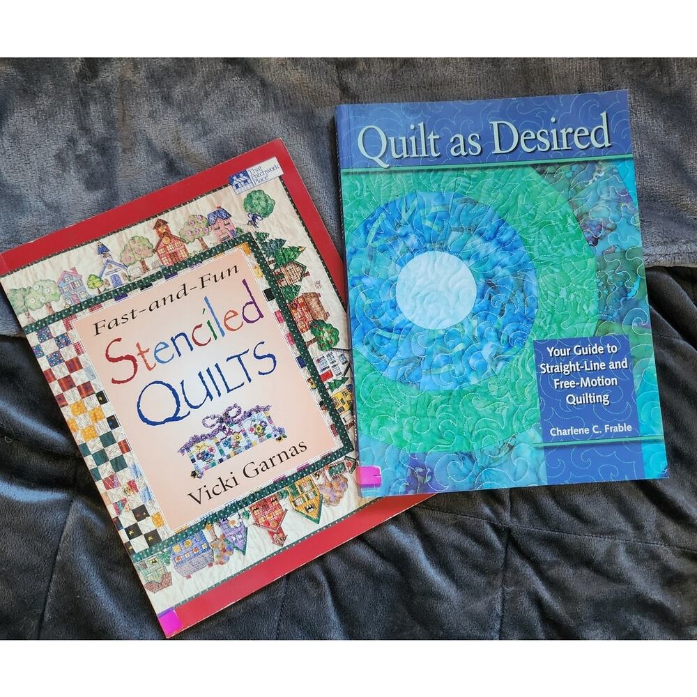 Quilting Craft Books: Quilt as Desired, Stenciled Quilts